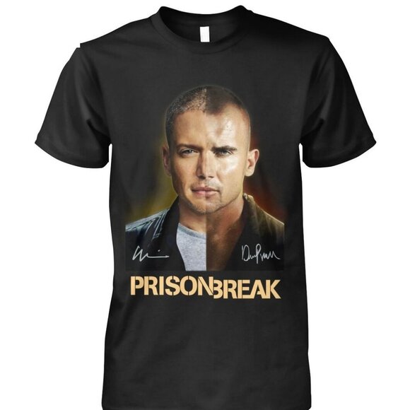 Prison Break Signature T-Shirt TV Show Graphic Fan Gift Unisex Cotton Shirt 79 - Picture 1 of 6